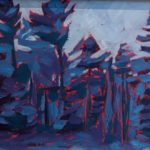 Blue And Purple Forest